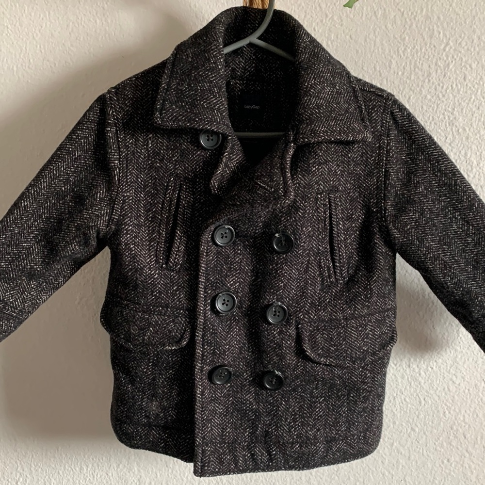 COPY - Wool Pea Coat Baby Gap Toddler Jacket Blazer Coat EUC 18-24